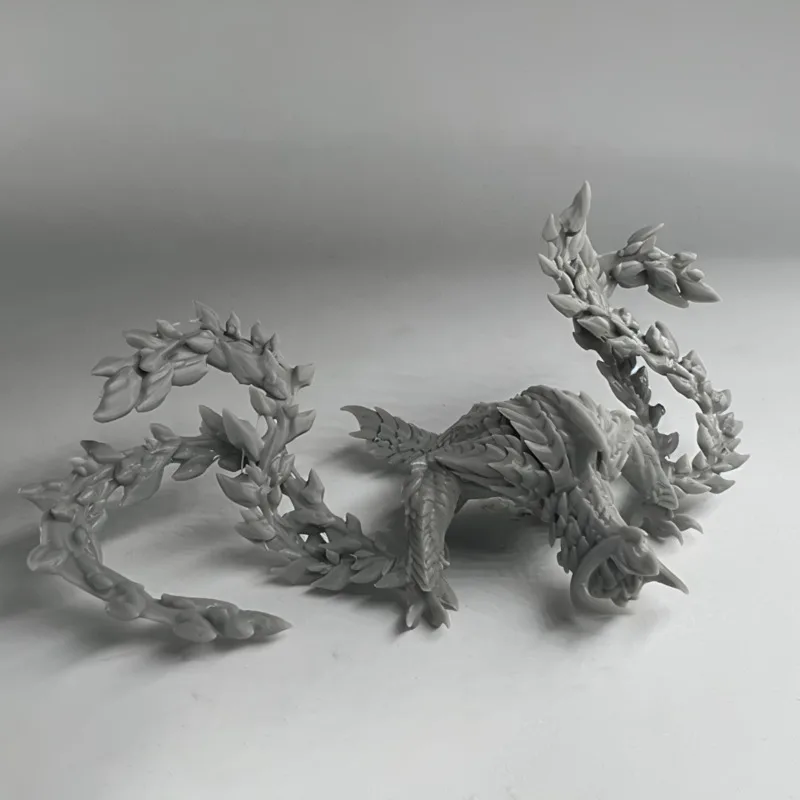 Фото Monster Hunter ﻿ Неокрашенная фигурка Arkveld GK, смоляная форма, модель Arkveld, настольное украшение №1