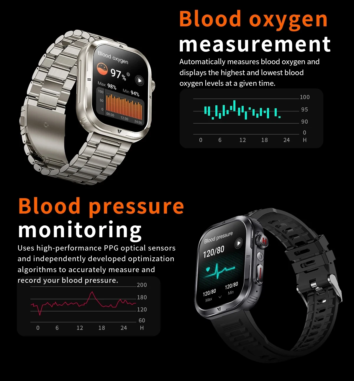 Умные часы для ZTE Nubia Red Magic 9S Pro 8S мужские уличные спортивные Смарт-часы 2 01 дюйма с