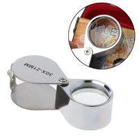 jewelry diamond eye loupe magnifier magnifying glass triplet jewelers 30x21mm 367d