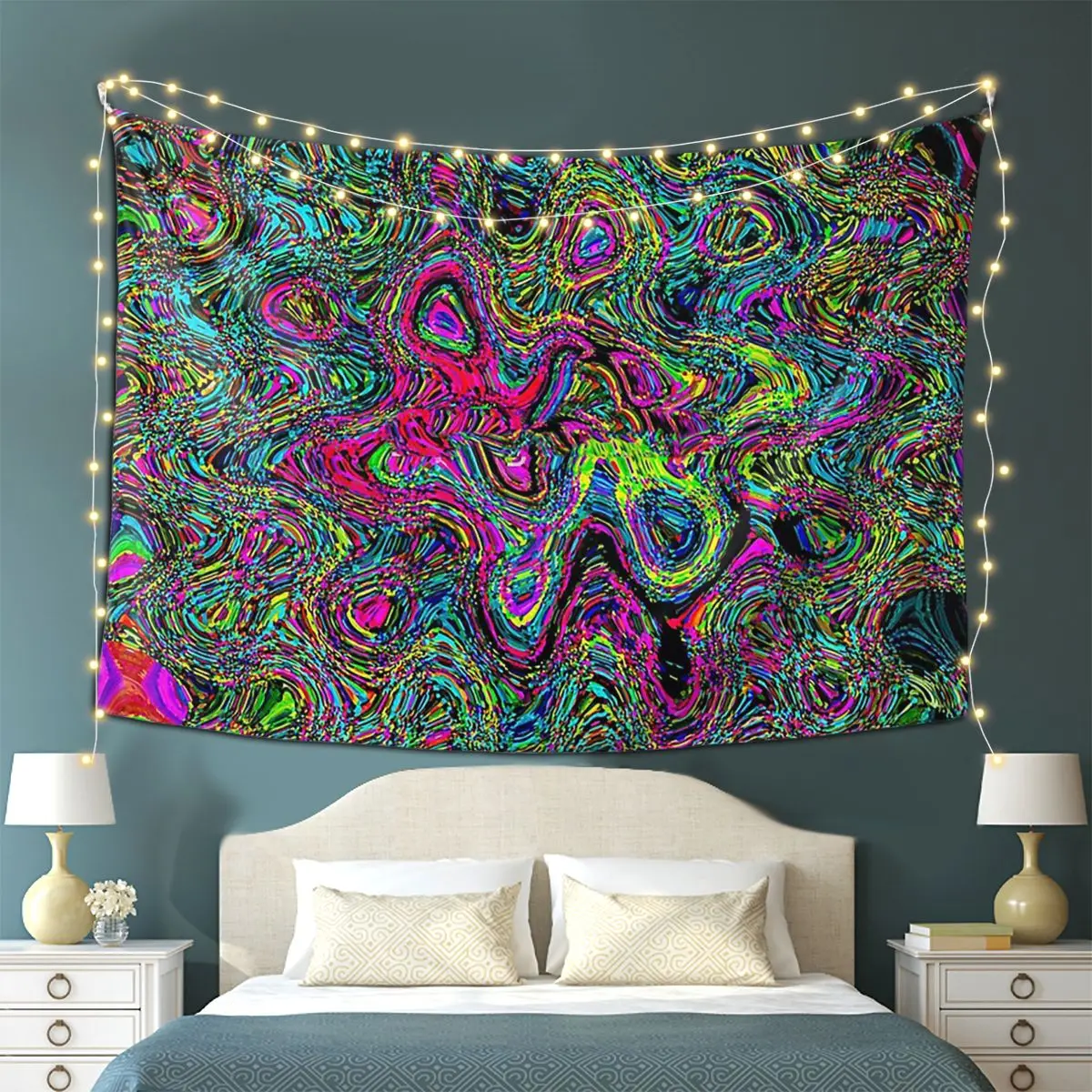 

Декоративный гобелен Flashback, декоративные эстетические гобелены для гостиной, спальни, Декор для дома, хиппи, настенная ткань, Настенная подвеска