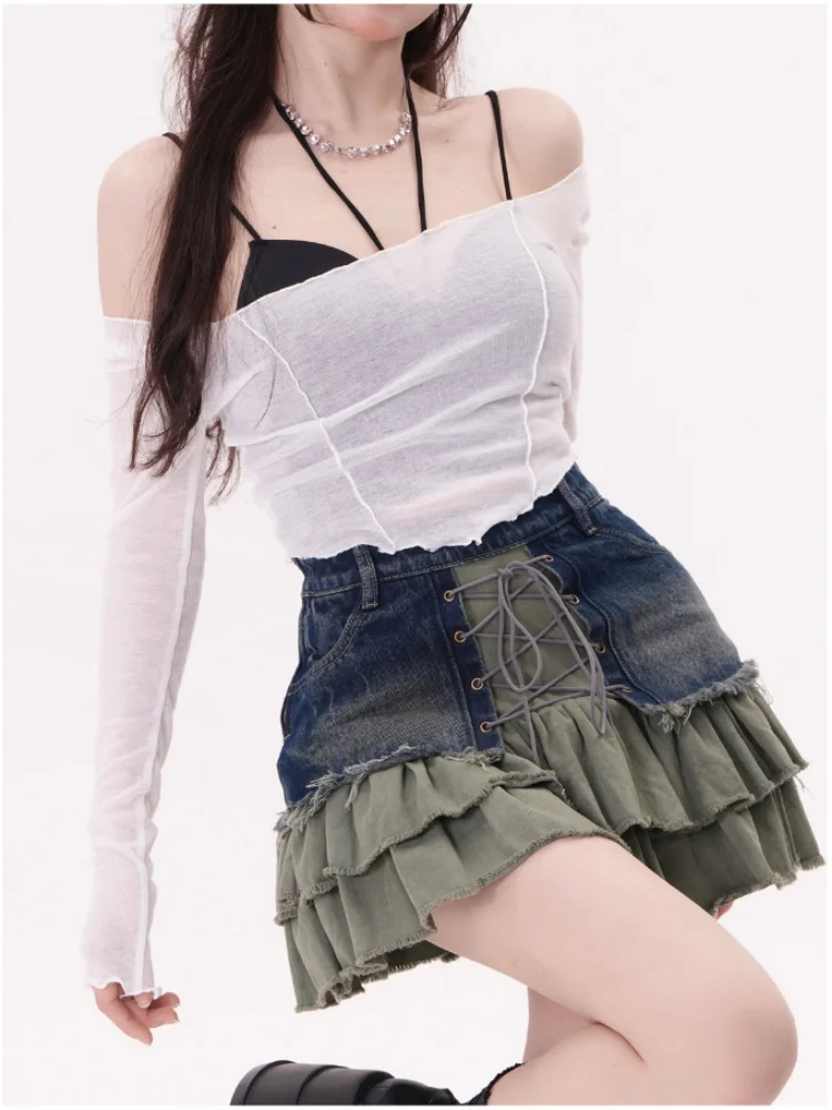 Рисунок 2 - HOUZHOU Y2k ВИНТАЖНАЯ ДЖИНСОВАЯ