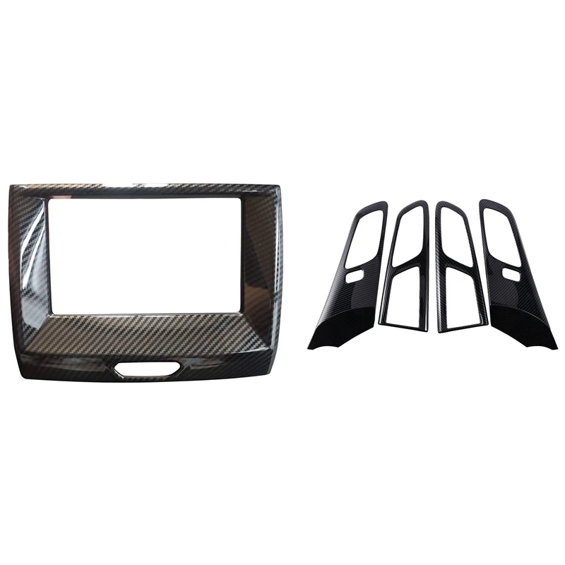 

Inner Door Handle Panel Strip Frame Cover Trim For Ford Ranger / Everest 2015-2021 & Inner Center Navigation Cover