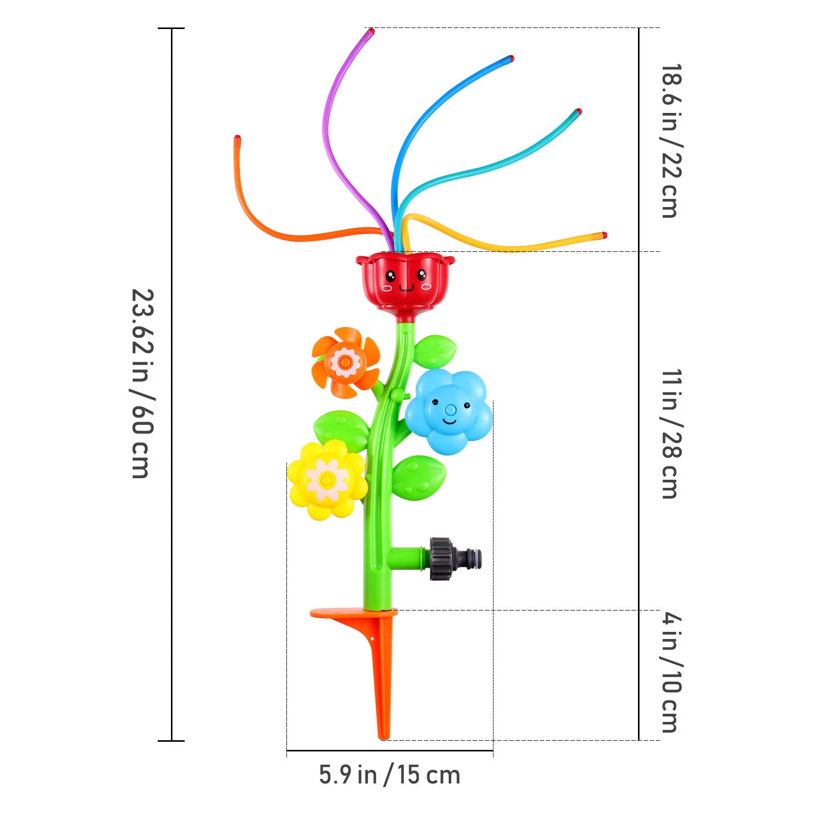 

Water Sprinkler for Kids, Kids Sprinklers for, Water Toys Flower Spray for Summer