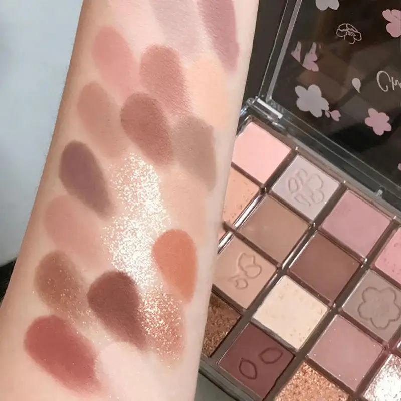 

Makeup Waterproof Shimmer Diamond Eyeshadow 20Colors Glitter Matte Eyeshadow Palette Long Lasting Eye Make Up Palette Cosmetic