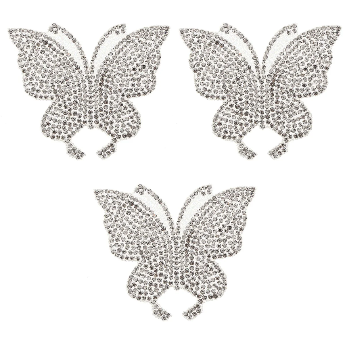 

3 шт., автомобильные наклейки-бабочки