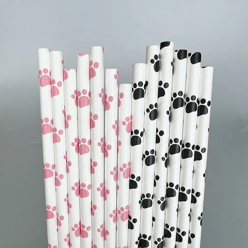 

Drink Paper Straws Paille Bubble Tea Disposable Beverage Straw Wegwerp Rietjes Party Accessory Kitchen Accessories Supplies