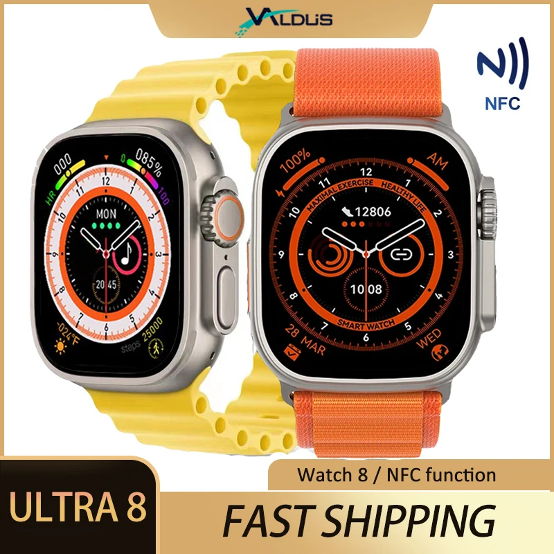 

GS8 Ultra IWO Smart Watch Series 8 Sport Watches Men Women NFC BT Call Wireless Charging Smartwatch 2022 New For Apple Android