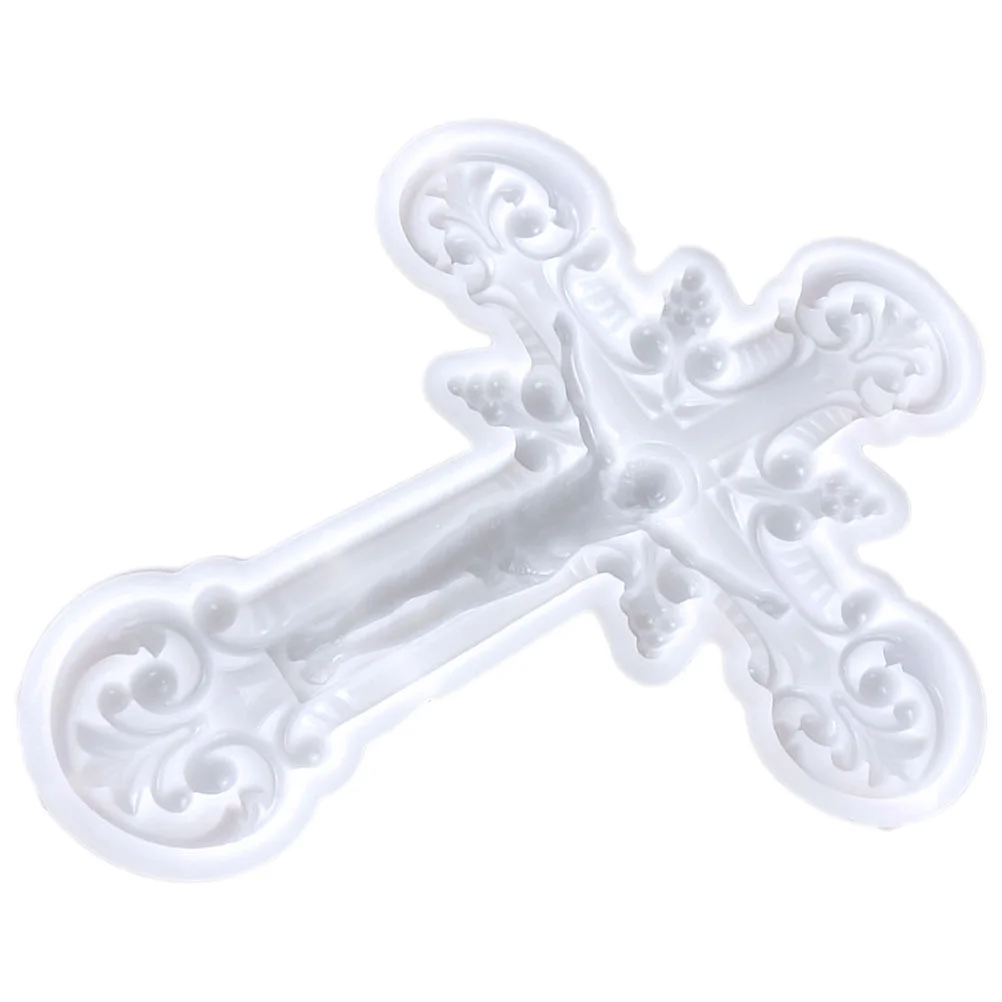 Cross Shaped Epoxy Silicone Mold DIY Cross Shape Wall Ornament Mold Handicraft Silicone Mold