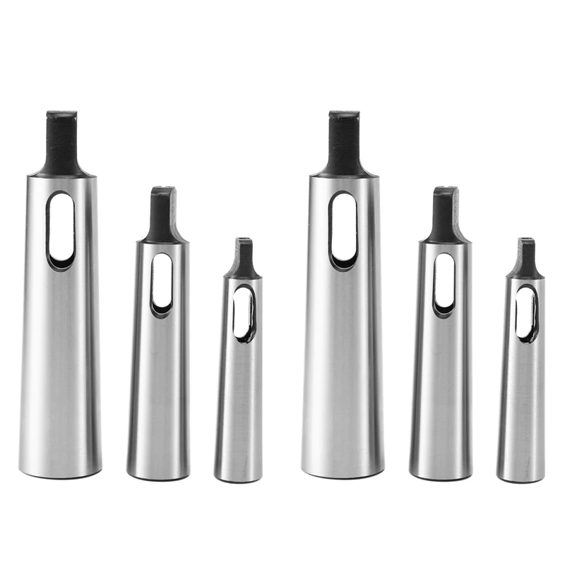 

6Pcs Morse Taper Adapter MT1 To MT2 MT2 To MT3 MT3 To MT4 Reducing Drill Chuck Sleeve For Drilling Machine