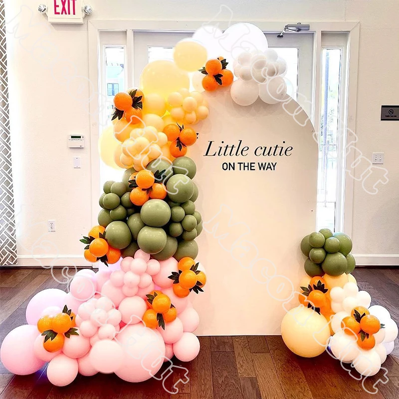 

232pcs Avocado Green Matte Balloon Garland Arch Latex Wedding Happy Birthday Celebrate Party Event Decoration Baby Shower Kits