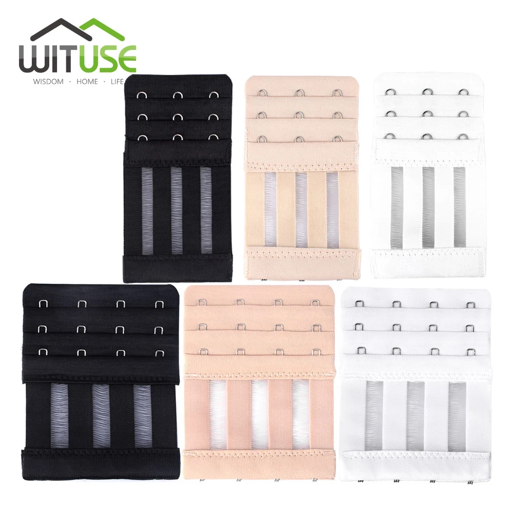 

6pcs Bra Extender Hook Clip Elastic Bra Strap Clip Hook Adjustable Buckle For Women's Elastic Extension Strap Expander Bra