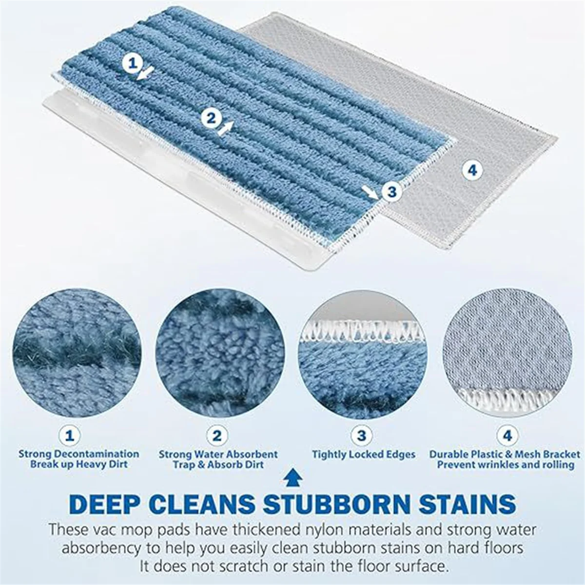 10 шт. многоразовые швабры VM252 VM251 VM255 VM250 VM200 VM200C VM190 VM252C