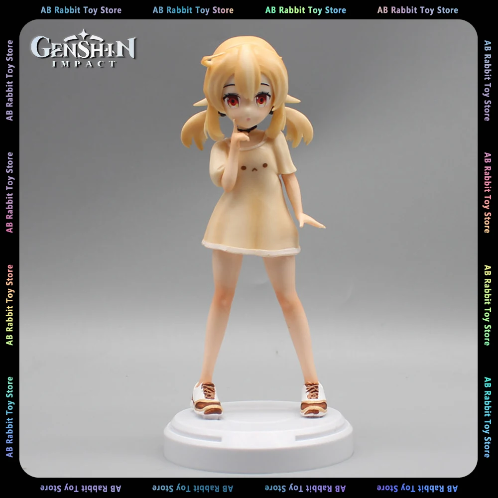 

Genshin Impact Figure 18cm Klee Anime Figures Kawaii Pajamas Klee Figurine PVC Statue Model Doll Collectible Desk Decoration Toy