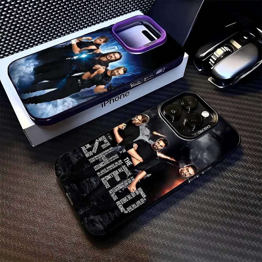 Чехол для телефона WWE The Shield iphone 16 15 14 13 11 12 Pro Max Xr X Xs Plus черный серебристый жесткий