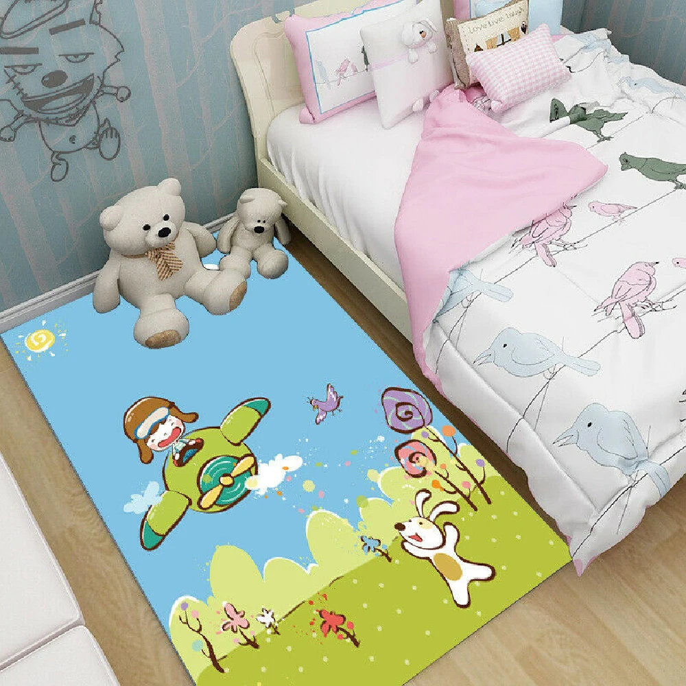 

Starblue-hgs, Cartoon Dog Animal Plane Carpet Living Room Bathroom Anti-slip Carpet Bedroom Large Carpet Door Anti-slip Carpet