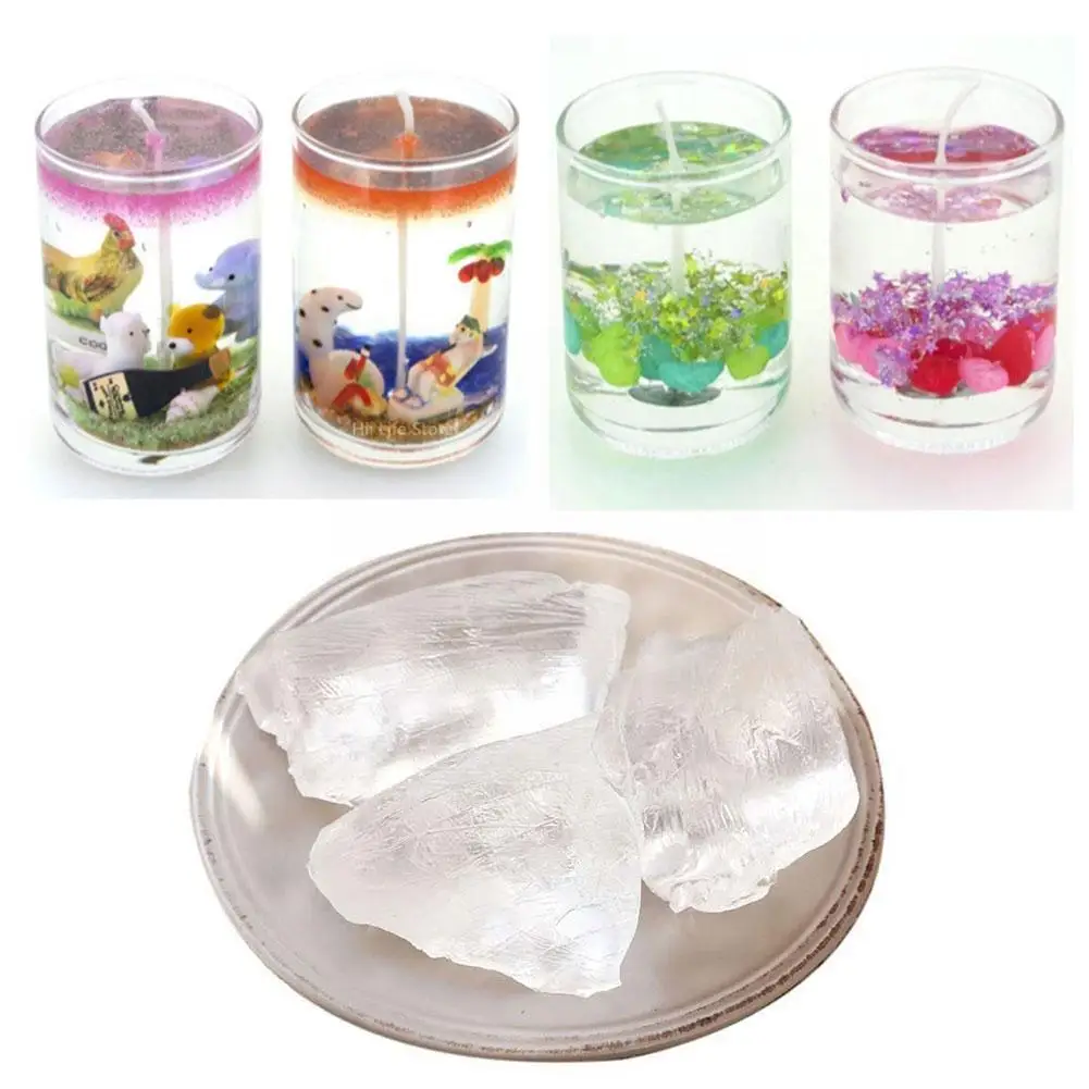 100 г свечи гелевый воск прозрачный Желейный свеча ароматизированный Материал