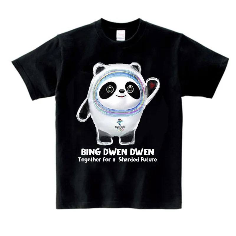 Family T Shirts Matching Outfits Summer Clothing Children Clothes Sport Panda Shirt 2022 Teen Boy Girl Fashion |