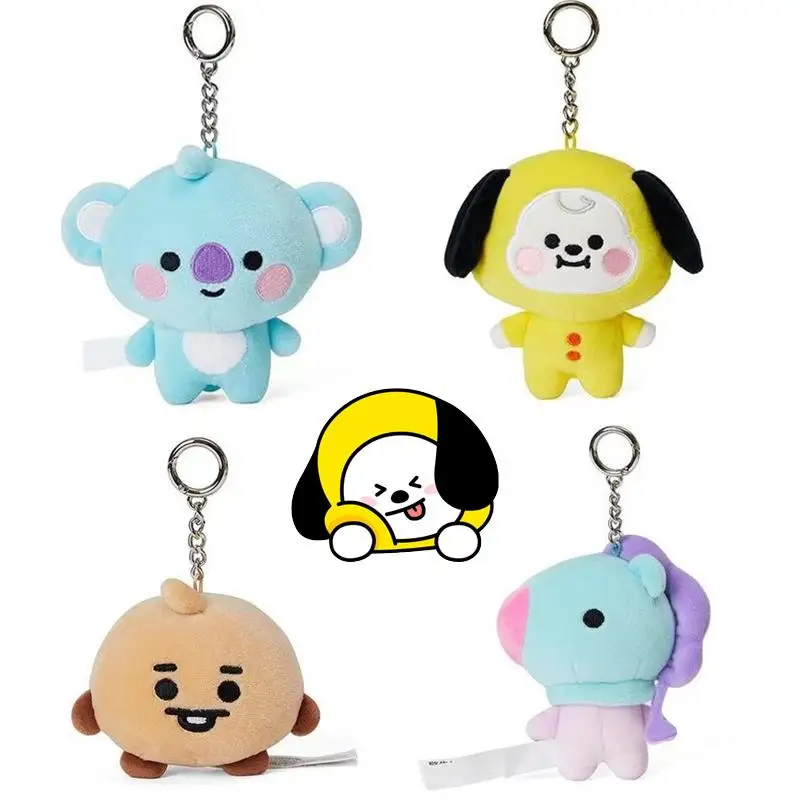 

Kawaii плюшевый брелок Bt2 1 мультфильм брелок плюшевая кукла орнамент плюшевые игрушки рюкзак брелок Подвеска орнамент подарки для детей