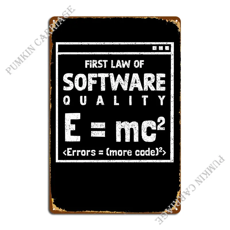 

Первый Закон о программном обеспечении, металлический плакат, печать, персональная Настенная роспись, Фреска для гостиной, жестяной знак, п...