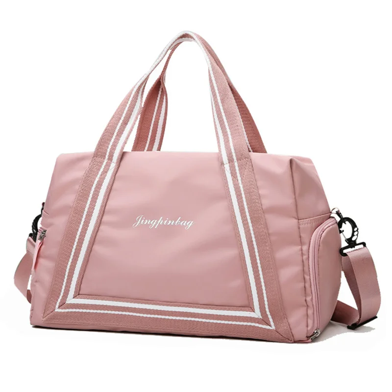 

Shoulder Women Sports Bag Ultralight Dry Wet Separation Pink Yoga Bag Big Capacity Female Travel Bags Luggage Backpack Business