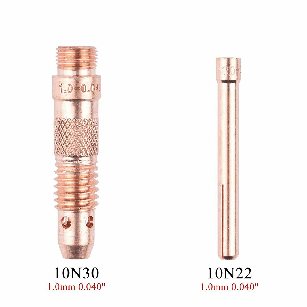 

TIG Electrode Clip Kit Copper Collet Body Torch Welding Connector 1.0/1.6/2.4/3.2/4.0mm WP17 WP18 WP26 Welding Accessories
