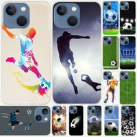 silicone soft coque shell case for apple iphone 13 12 11 pro x xs max xr 6 6s 7 8 plus mini se 2020 football soccer ball