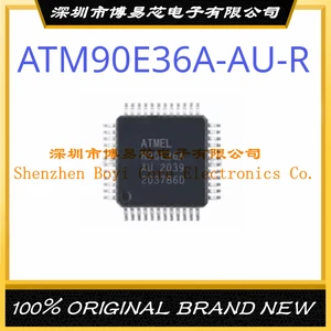 1Pcs/LOTE ATM90E36A-AU-R Package TQFP-48 New Original Genuine Analog-to-digital Conversion Chip ADC IC Chip