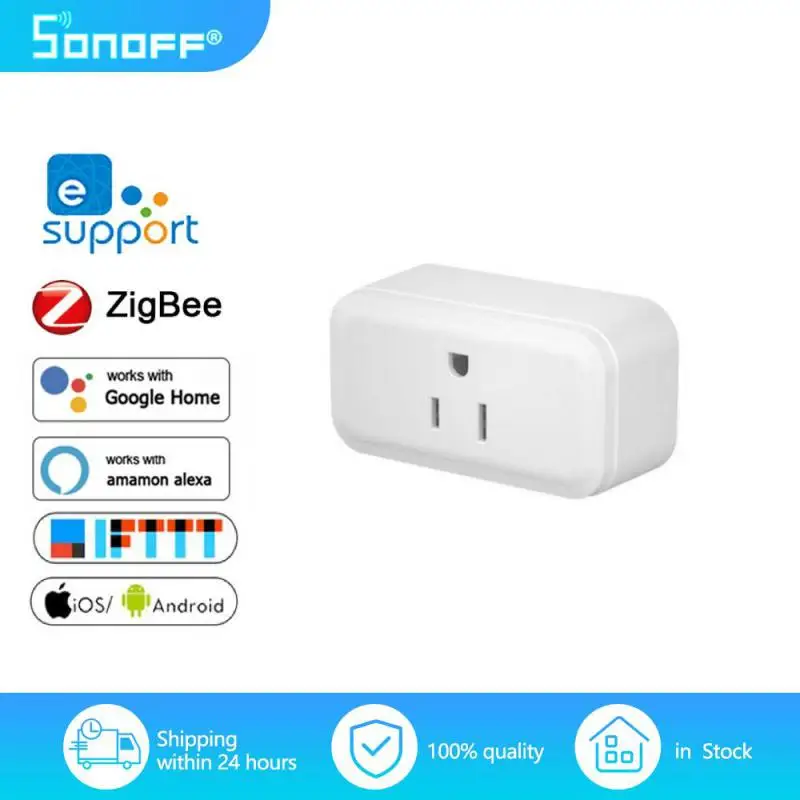 

Умная Мини-розетка SONOFF S40/S40 Lite Zigbee/Wifi, американская спецификация, работает с дистанционным управлением через приложение eWeLink через Alexa Google Home