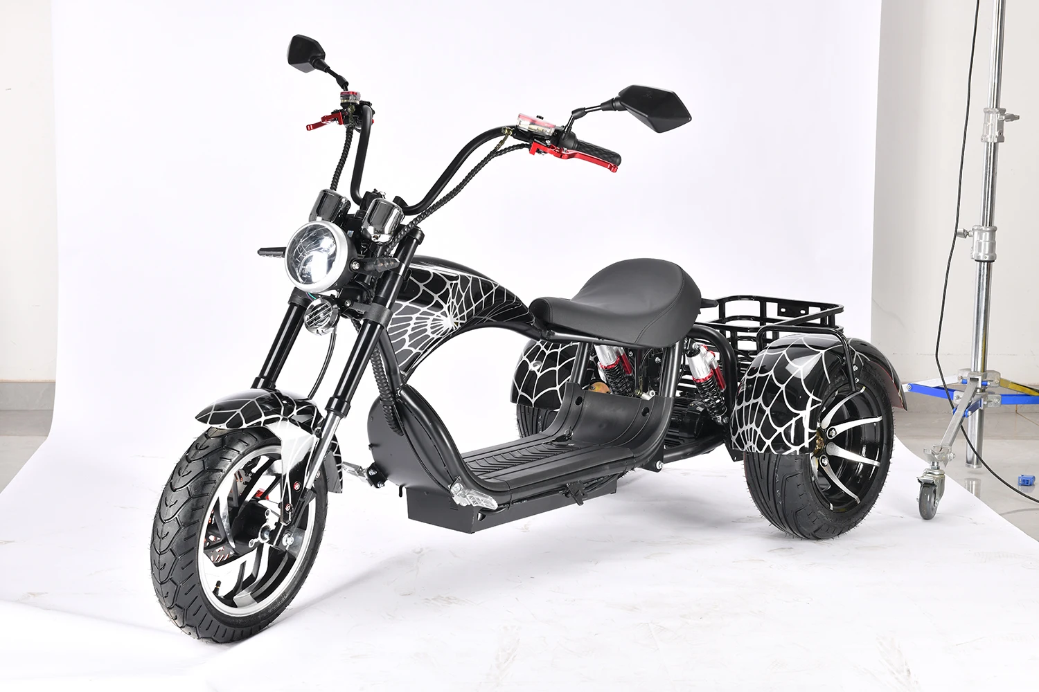 

18Inch Fat Tire Electric Motorcycle Max Speed 40KM/H 1500W Powerful Motor Max Load 250KG Adult Citycoco Electric 3 Wheel Scooter