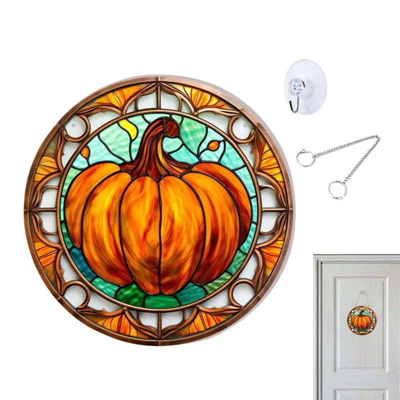 

Pumpkin Door Decorations Double-sided Fall Door Sign Thanksgiving Welcome Sign For Autumn Harvest Acrylic Pumpkin Decor For Home