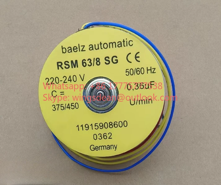 Для Baelz электрический двигатель E07-373 мотор автоматический RSM 63/8 SG 220-240 В 50/60 Гц 0 36