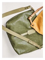 leather tote bag womens leather large capacity leisure womens bag 2022 trend spring new vintage single shoulder messenger bag