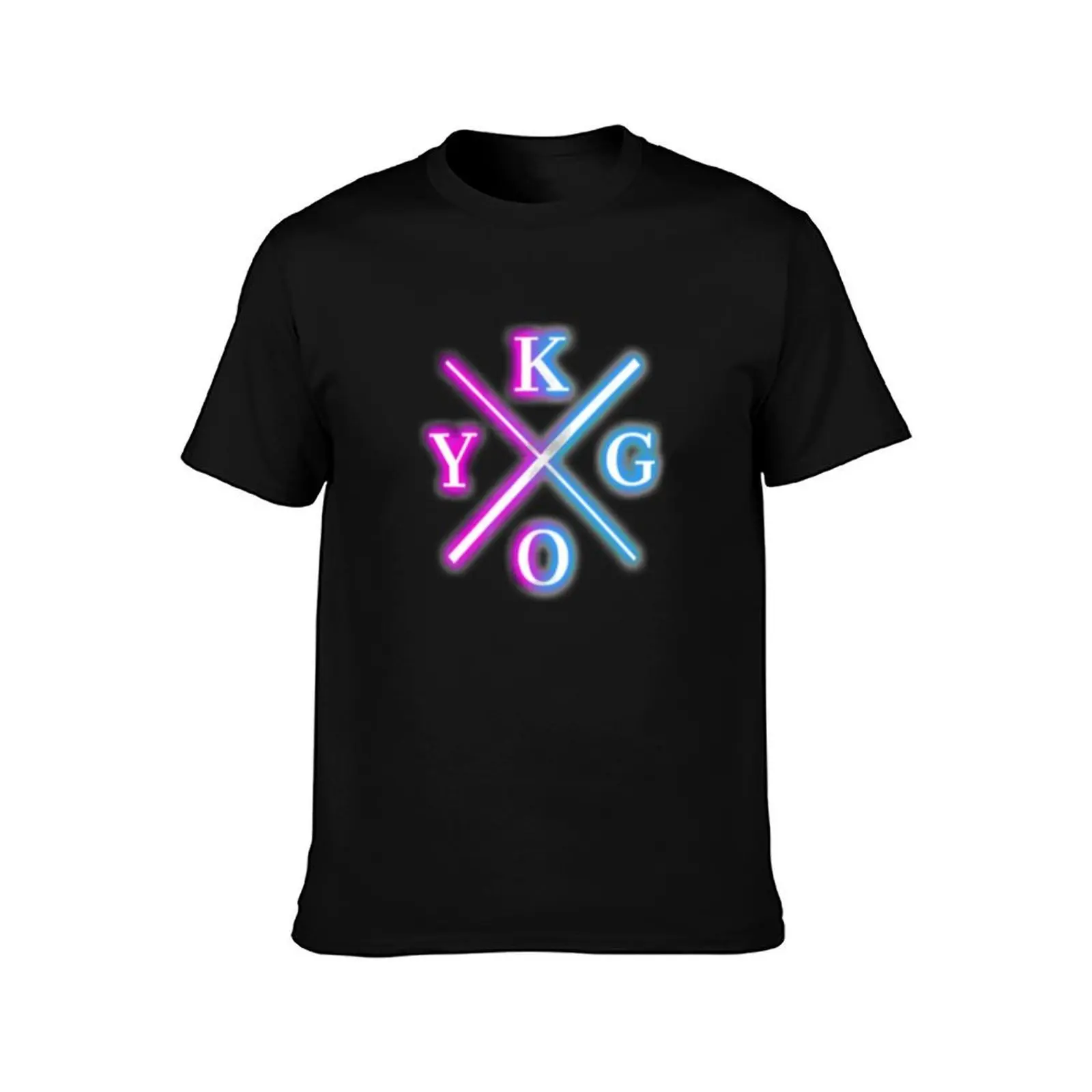 Фото kygo on neon T-Shirt man t shirts for men T-Shirt №2