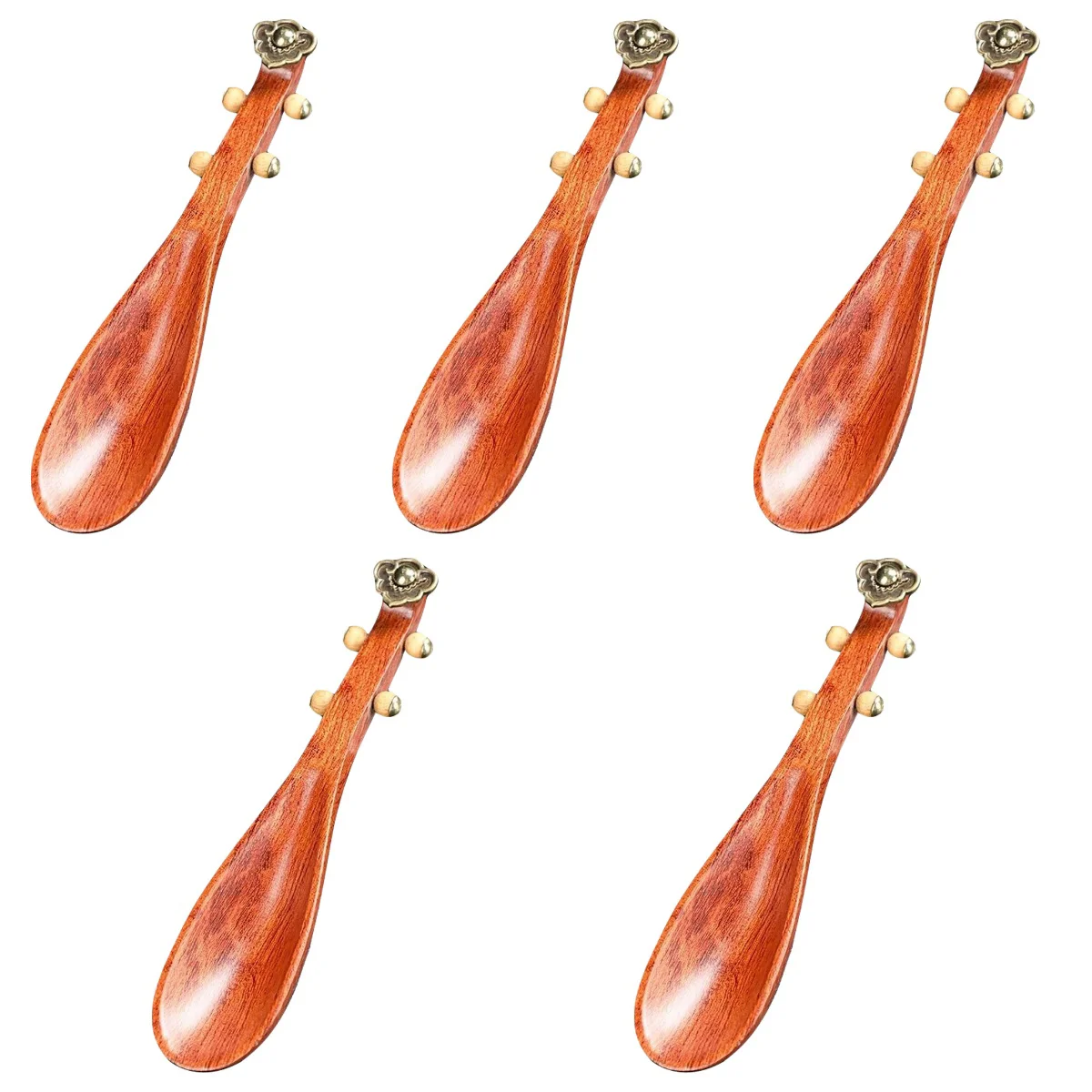 

5x For Coffee Kitchen Serving Scoop For Canister Spoon Tea Spoon Wood Scoop for Tea Kitchen Home Loose Tea