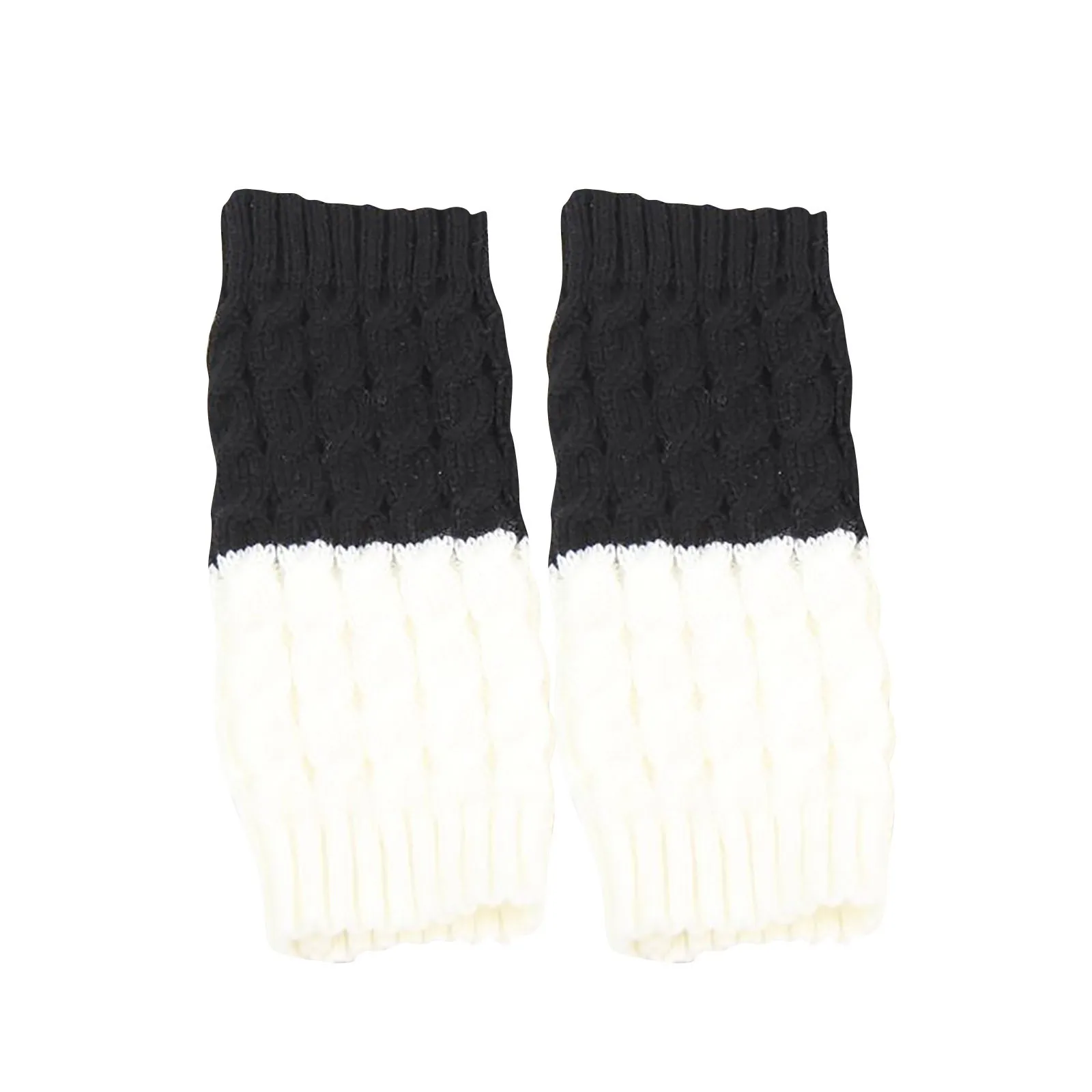 

Womens fashion Boot Cuffs Winter Short Cable Knit Leg Warmers Boot Socks 1 Pairs female comfortable keep Warm sweater socks 2023