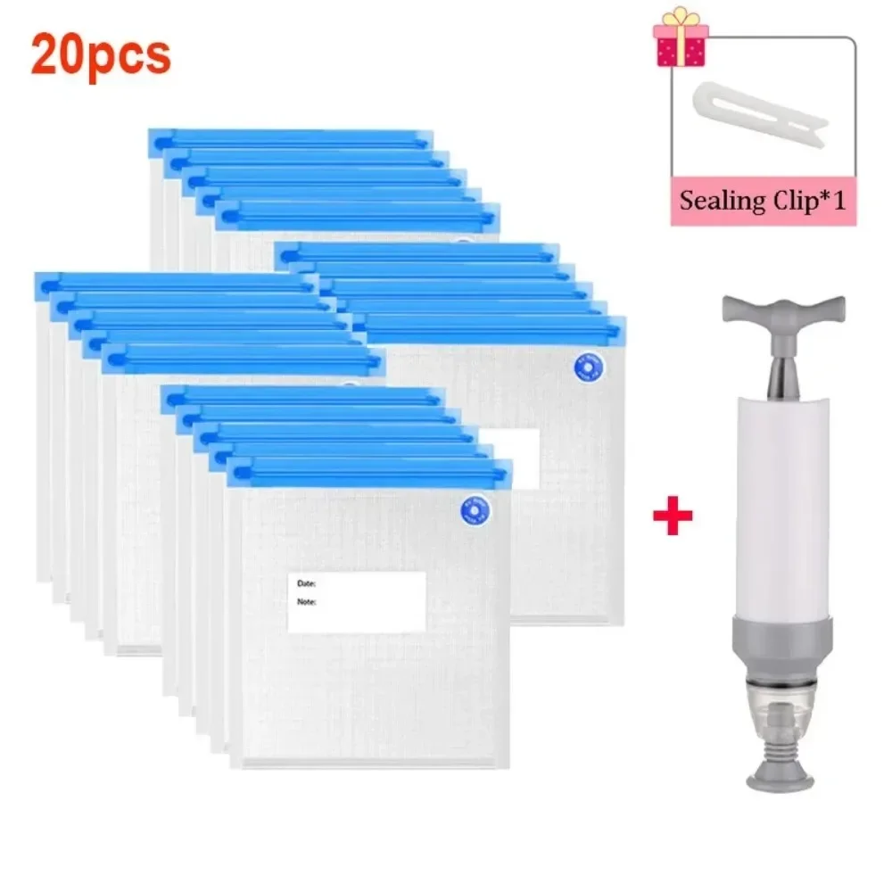 

Многоразовые вакуумные пакеты для хранения еды