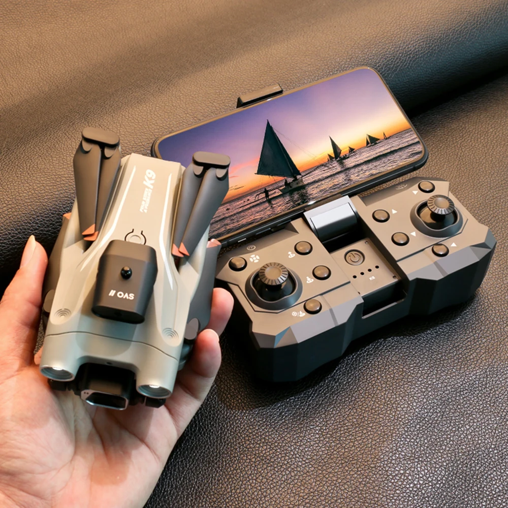 Квадрокоптер с широкоугольным оптическим потоком и локализацией, 8K HD K9PRO
