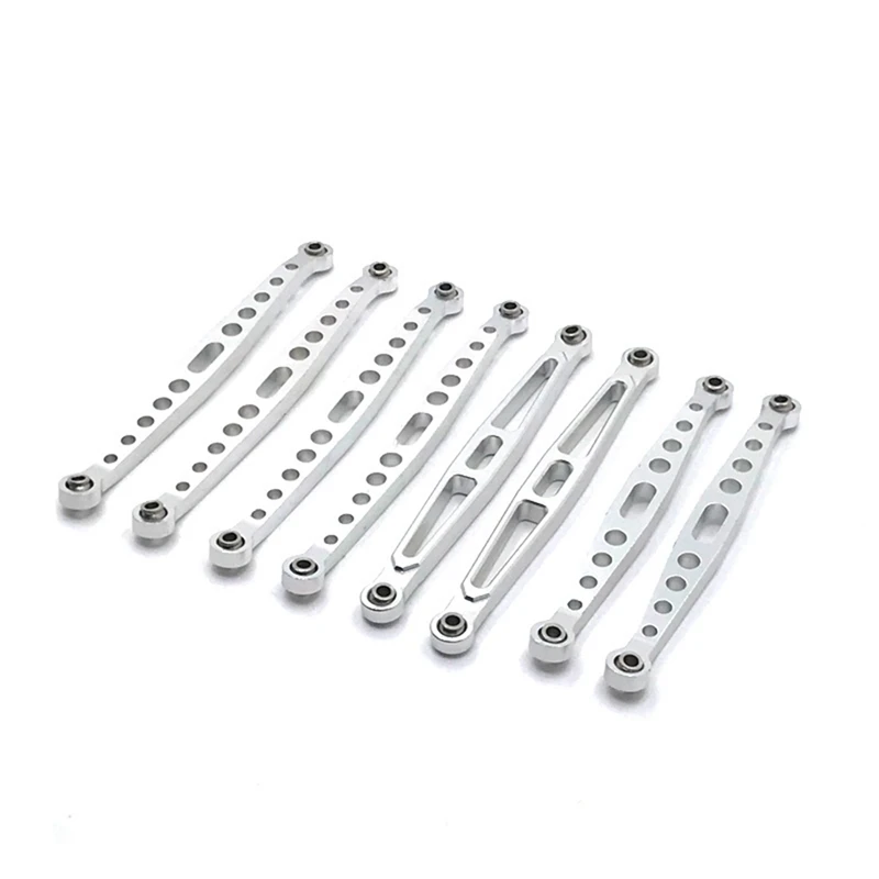 8Pcs Metal Link Rod Pull Linkage For HB Toys ZP1001 ZP1002 ZP1003 ZP1004 ZP 1001 1/10 RC Crawler Car Upgrade Parts