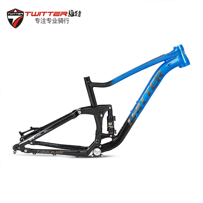 Купи TWITTER 27.5/29er frame XC Softtail Full Suspension Aluminum Alloy MTB Frame Bucket pumping 12*148 mtb frame 27.5 aluminum frame за 35,063 рублей в магазине AliExpress