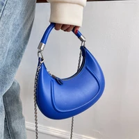 woman hobo bag luxury design 2022 new vintage handbag leather clutch purse small shoulder bags for woman chain crossbody bags