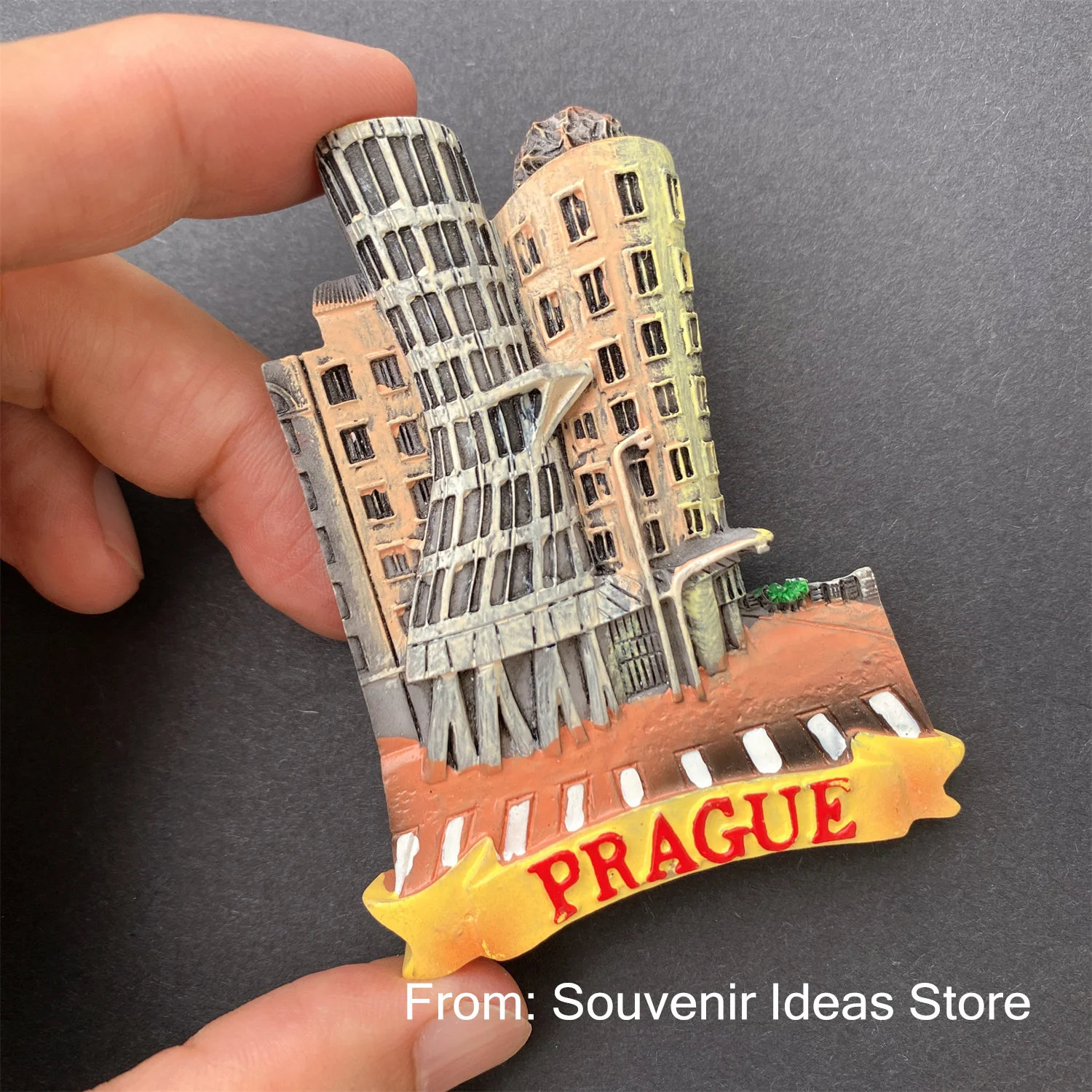 Танцевальный дом, Прага, чешский туристический Фотофон, 3D искусственная смола, домашний декор