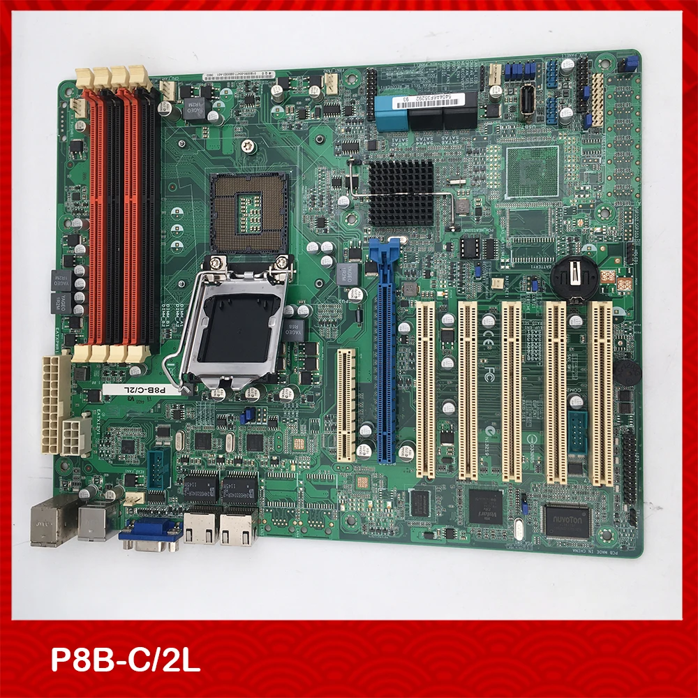 Original Server Motherboard For Asus P8B-C/2L C204 SATA3 1155 Good Quality