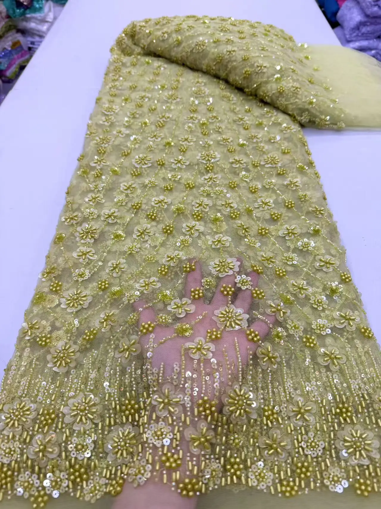 Фиолетовые новейшие нигерийские кружевные ткани модные женские африканские