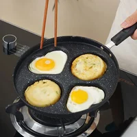 in 4 1 Non-Stick Copper Frying Pan with Ceramic Coating Induction Oven Dishwasher Safe Kitchen Accessories Cooking Tools