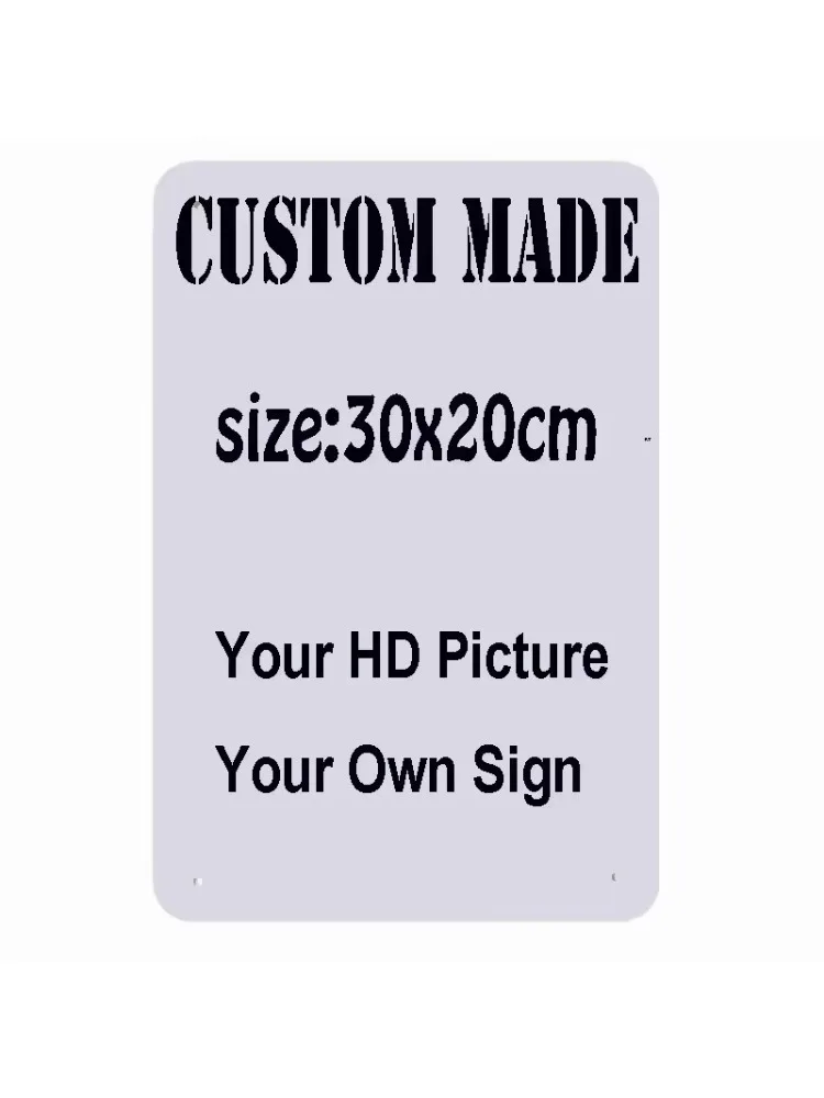 Металлические жестяные вывески на заказ ретро-табличка домашний декор железный