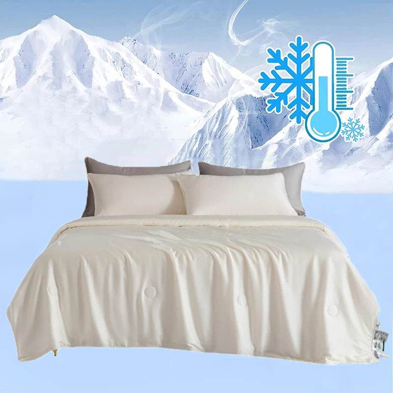

Высококачественное охлаждающее одеяло для кровати, мягкое Шелковистое одеяло, легкое охлаждающее летнее одеяло, двухстороннее одеяло из холодной ткани