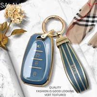 tpu car key case cover shell for chevrolet camaro cruze malibu sonic impala volt 2016 2018 cover keyless remote auto accessories