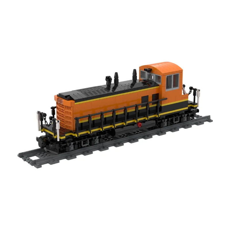 Локомотив-маневровый тягач BNSF EMD SW1500, детали MOC, американская дизельная маневровая локомотивная машина, модель для самостоятельной сборки, для коллекционеров железнодорожных моделей. (art.: 3920dcd6ba63a) - 3920dcd6ba63a