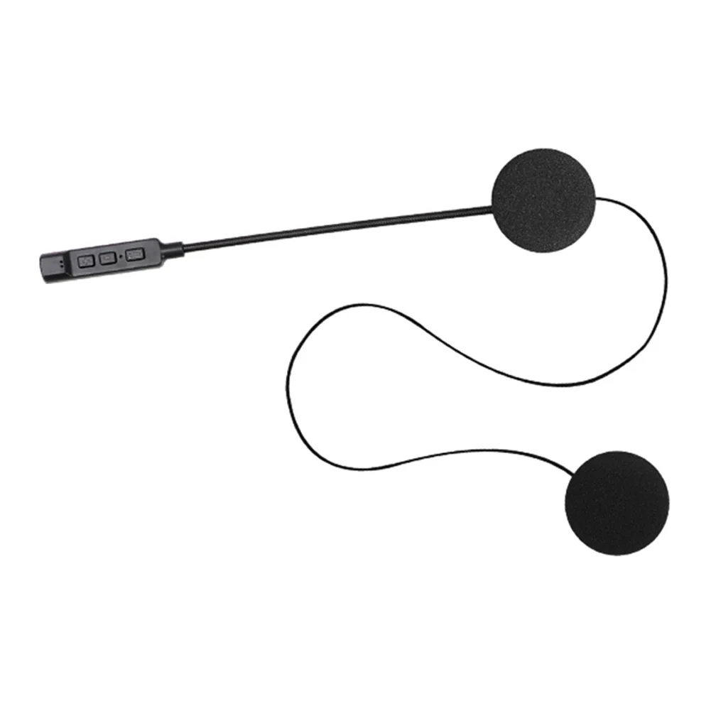 

Гарнитура для мотоциклетного шлема, наушники, Bluetooth-совместимые 5.1 Беспроводные наушники с громкой связью и музыкальным плеером