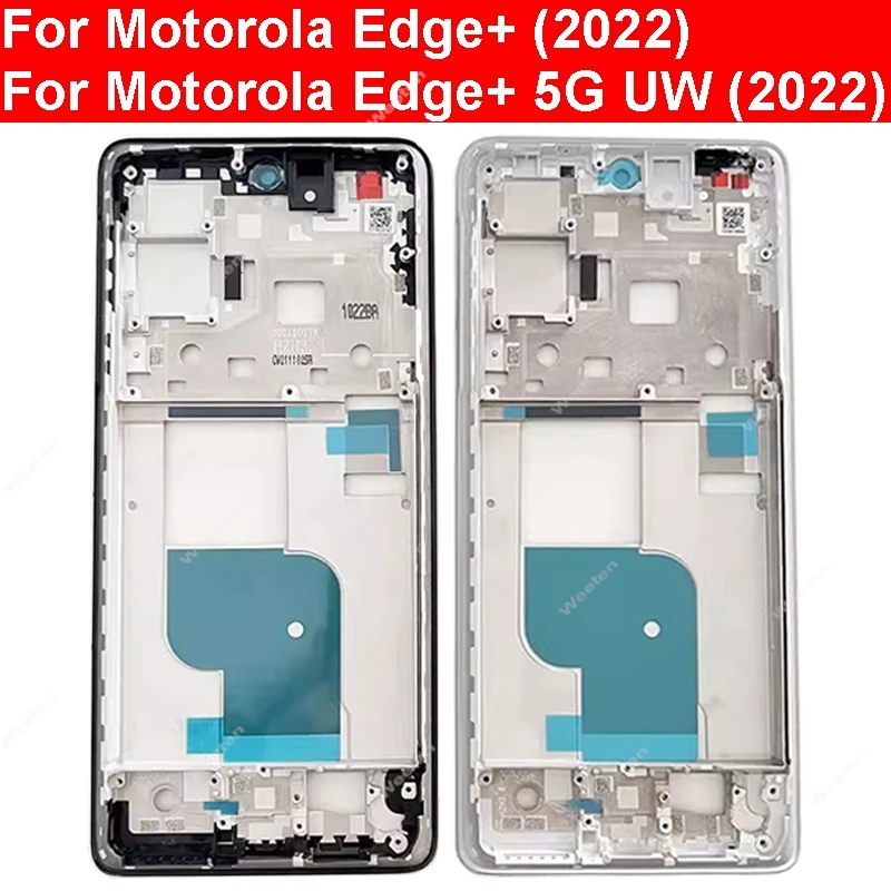 Средняя рамка корпуса ЖК-дисплея панель лицевой панели для Motorola Edge + 2022/Edge 5G UW XT2201-4